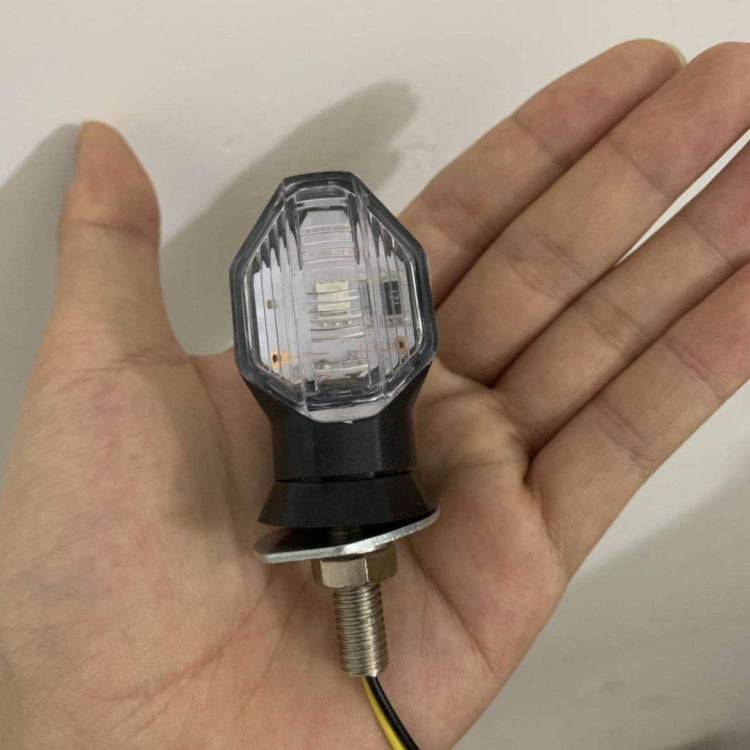2pcs Motorcycle Steering Lamp Small Shark LED Highlight, MK-100