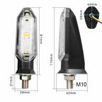 1 Pair MK-121 3 LEDs Shark Motorcycle Signal Lamp, MK-121