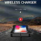 C7 Car Navigation 2 In 1 Multi-Function Non-Slip Pad USB Wireless Charger, C7 USB Interface