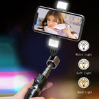 Mobile Phone Tripod Bluetooth Remote Control Live Selfie Stick, Specification:, P96, P96D Single Light, P96D2 Double Light