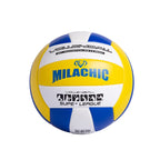 MILACHIC 0845 Volleyball For Student Exams Indoor Competition Volleyball, Blue Yellow 6910, Black Green 6911, Orange Blue 6912