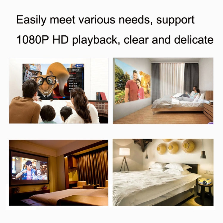 Z6 Home LED HD Smart Small Projector, CN Plug