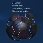 MILACHIC Night Light Football PU Opera Sewed School Training Football, MILACHIC PU Football(No.4 Reflective Tree Root 5056), MILACHIC PU Football(No.5 Reflective Tree Root 5057), MILACHIC PU Football(No.4 Reflective Water Drops 5058)                   ...