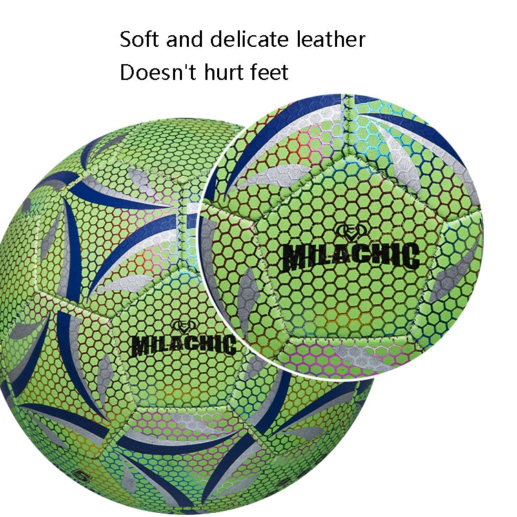 MILACHIC Night Light Football Competition Training Wear-Resistant PU Football, MILACHIC PU Football (No.4 5061), MILACHIC PU Football (No.5 5060)