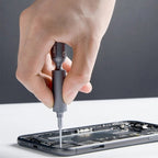 Qianli Super Tactile Grip-Type Precision Silent Dual-Bearing Screwdriver, Type A Phillips, Type B Tri-point, Type C Pentalibe, Type  D Pinhead Philips, Type E T2 Torx