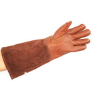 1 Pair Floral Garden Cut-Resistant Leather Gloves, Size:, S, M, L, XL