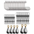 165 PCS / Set Road Squid Hook Accessories Set, 165 PCS / Set (Orange), 165 PCS / Set (Black)