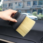 Car Air-Conditioning Air Outlet Dust Removal Cleaning Brush, Black, Yellow