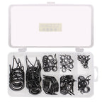 Ceramic Wire Loop Luya Rod Fishing Gear Accessories, 75 PCS / Box