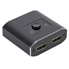 2  to 1 Out HD HDMI Switch, 4K 30Hz Black