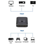 2  to 1 Out HD HDMI Switch, 4K 30Hz Black