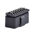 4 PCS Folding OBD2 Male 12V Interface, 12V Interface