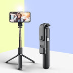 L03S Bluetooth Fill Light Tripod Integrated Selfie Stick, Black, White