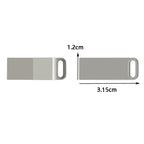 JHQG1 Step Shape Metal High Speed USB Flash Drives, 4GB, 8GB, 16 GB, 32GB, 64GB, 128GB
