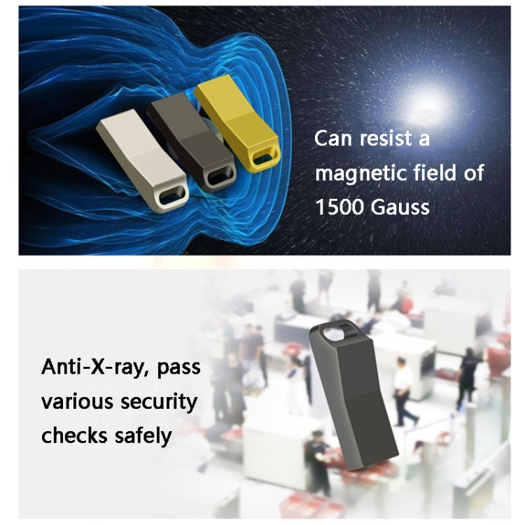 JHQG1 Step Shape Metal High Speed USB Flash Drives, 4GB, 8GB, 16 GB, 32GB, 64GB, 128GB