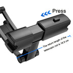 PB-45B Car Rear Aluminum Alloy Telescopic Mobile Phone Holder, Black Color Box, Red Color Box