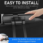 PB-45B Car Rear Aluminum Alloy Telescopic Mobile Phone Holder, Black Color Box, Red Color Box