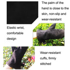 1 Pair Outdoor BBQ Genuine Leather Heat Insulation Gloves, KX139