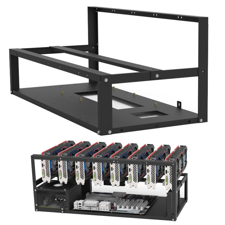GR-8K605 Open Chassis 6 Card 8 Card Fixed Bracket