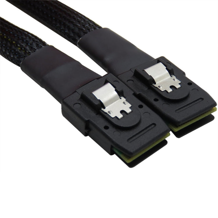 SAS36P SFF-8087 to SAS36P Cable Motherboard Server Hard Disk Data Cable, Black 0.5m, Black 0.7m, Black 1m