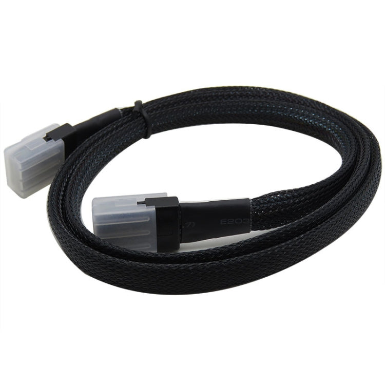 SAS36P SFF-8087 to SAS36P Cable Motherboard Server Hard Disk Data Cable, Black 0.5m, Black 0.7m, Black 1m