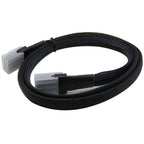 SAS36P SFF-8087 to SAS36P Cable Motherboard Server Hard Disk Data Cable, Black 0.5m, Black 0.7m, Black 1m