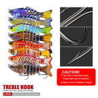 PROBEROS HS033 10cm 15.61g Knotty Lure Fish Bait Plastic Hard Bait, A, B, C, D, E, F, G, H