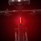 Bicycle Charging Waterproof Warning Light, Red, White