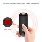 AF-2002 130dB Rechargeable Anti-Wolf Alarm Self-Defense Device With Distress Light, Blue, Green, Black, White