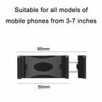 Double Chuck Rotary Multifunctional Cup Holder Mobile Phone Holder, Double Chuck Phone Holder