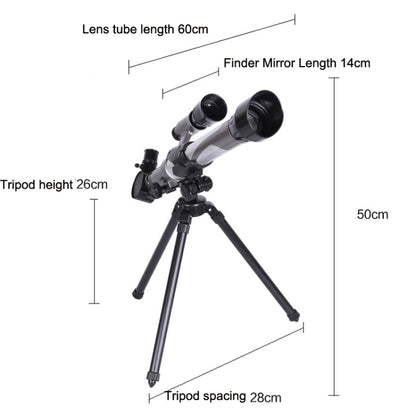 C2130 20X-40X HD Astronomical Telescope With Multi-Eyepiece, C2130