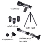 C2130 20X-40X HD Astronomical Telescope With Multi-Eyepiece, C2130