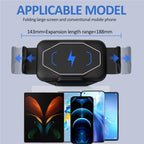 S15 15W QI Magnetic Car Wireless Charging Holder For Folding Screen Phone, S15