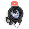 BG-0518 Mountain Bike Portable Anti-Theft Bold Cable Lock, Length:, 1.5m With Lock Frame, 1.8m With Lock Frame