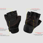 ST-2120 Gym Exercise Equipment Anti-Slip Gloves, S, M, L, XL