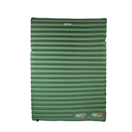 CHANODUG 4028 Outdoor Camping Double TPU Inflatable Mattress, Mattress Green, Mattress Blue