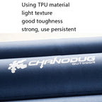 CHANODUG 4028 Outdoor Camping Double TPU Inflatable Mattress, Mattress Green, Mattress Blue