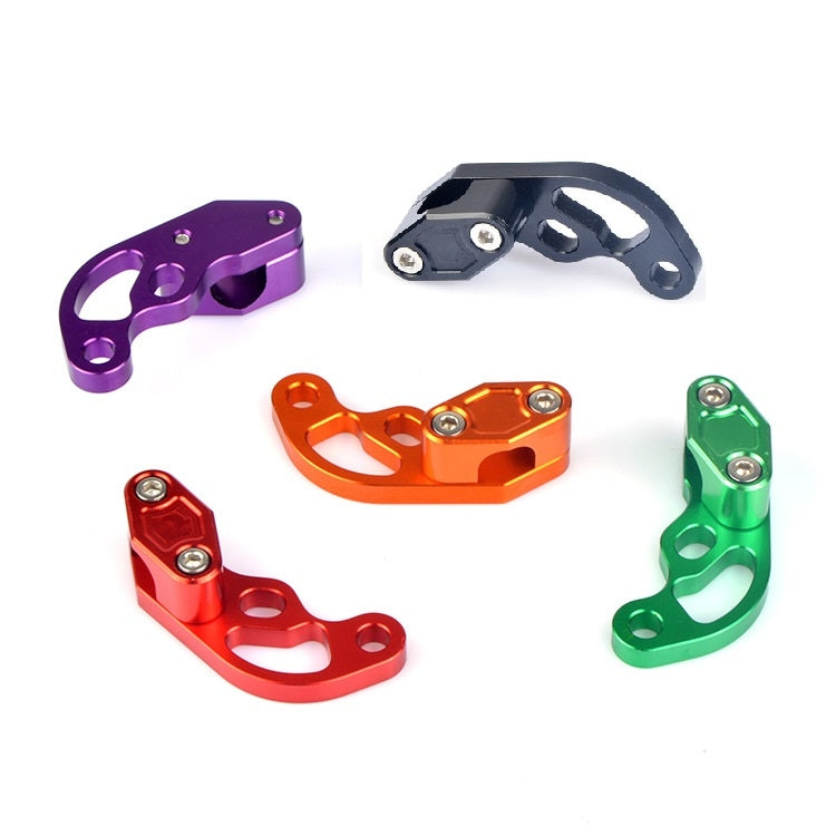 2 PCS Motorcycle Modification Accessories Universal Brake Hose Clamp, Red, Green, Purple, Orange, Black