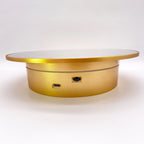 20cm Mirror Two-way Turntable Display Stand Video Shooting Props Turntable, Gold, Silver