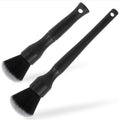 Car Air Conditioner Outlet Brush Interior Cleaning Soft Brush, Small+Large Black, Small+Large Blue, Small+Large Red