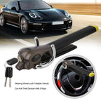 Car Steering Wheel Anti-Theft Lock, Anti-Theft Lock((Black Gold))