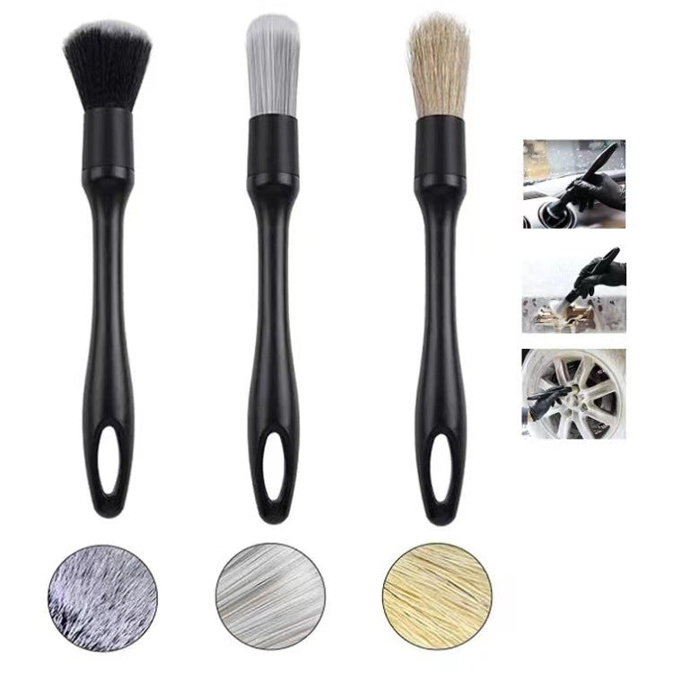 Car Interior Air Conditioning Cleaning Nylon Brush, 3pcs / set Nylon Brush