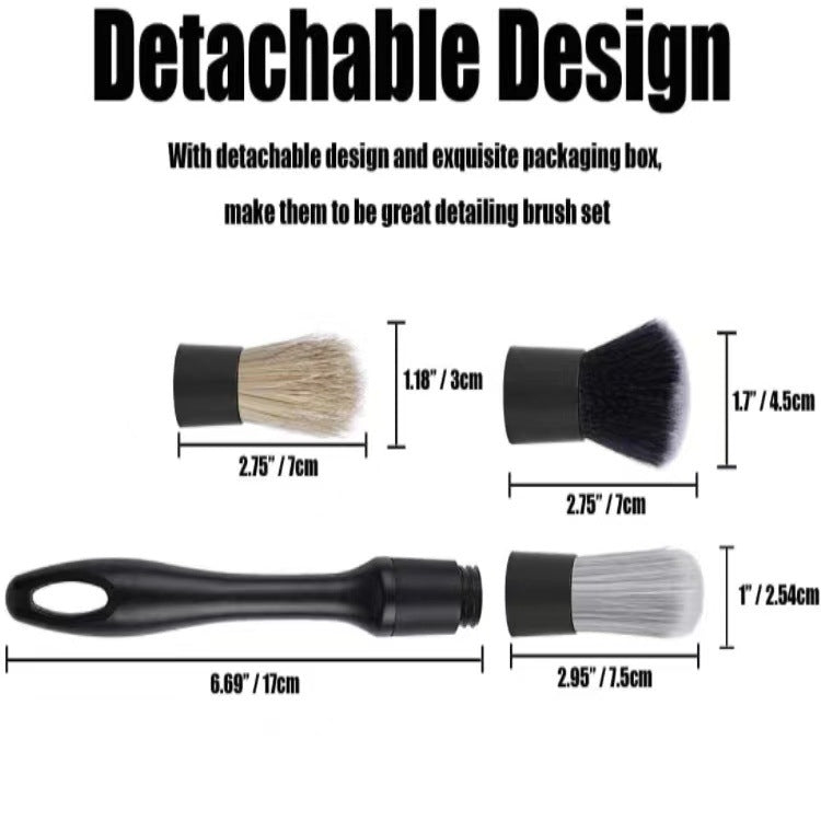 Car Interior Air Conditioning Cleaning Nylon Brush, 3pcs / set Nylon Brush