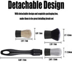 Car Interior Air Conditioning Cleaning Nylon Brush, 3pcs / set Nylon Brush