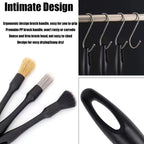 Car Interior Air Conditioning Cleaning Nylon Brush, 3pcs / set Nylon Brush