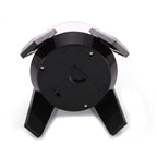 High-Footed UFO Solar 9cm 360 Rotating Display Stand Props Turntable, Gold Blue Light, Silver Blue Light, Black Blue Light, White Blue Light