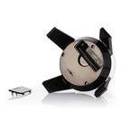 High-Footed UFO Solar 9cm 360 Rotating Display Stand Props Turntable, Gold Blue Light, Silver Blue Light, Black Blue Light, White Blue Light