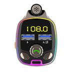 BC08 Car MP3 Bluetooth FM Transmitter With Ambient Light, BC08