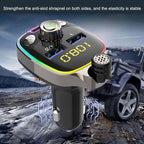 BC08 Car MP3 Bluetooth FM Transmitter With Ambient Light, BC08