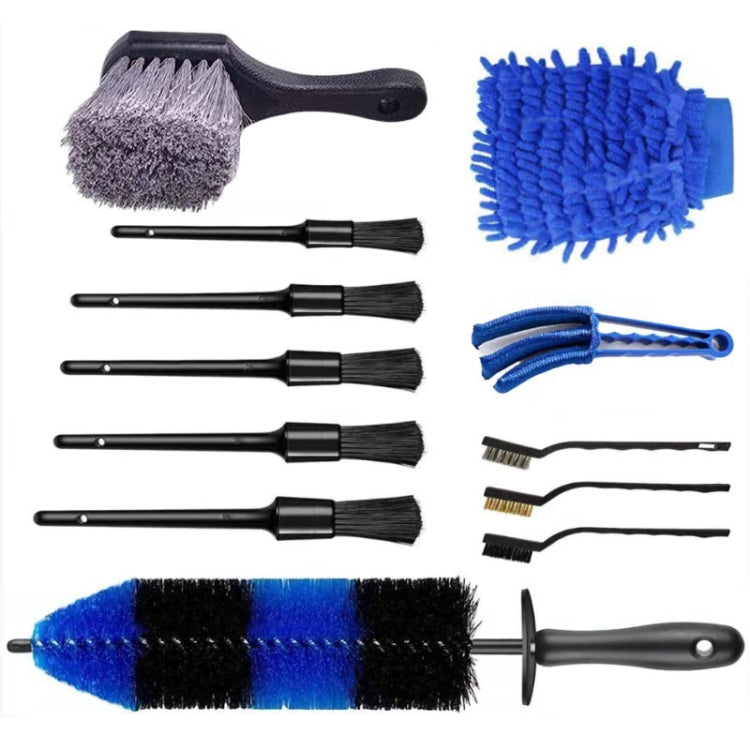 12 PCS / Set Car Tire Slight Cleaning Brush, 12 PCS / Set A, 12 PCS / Set B